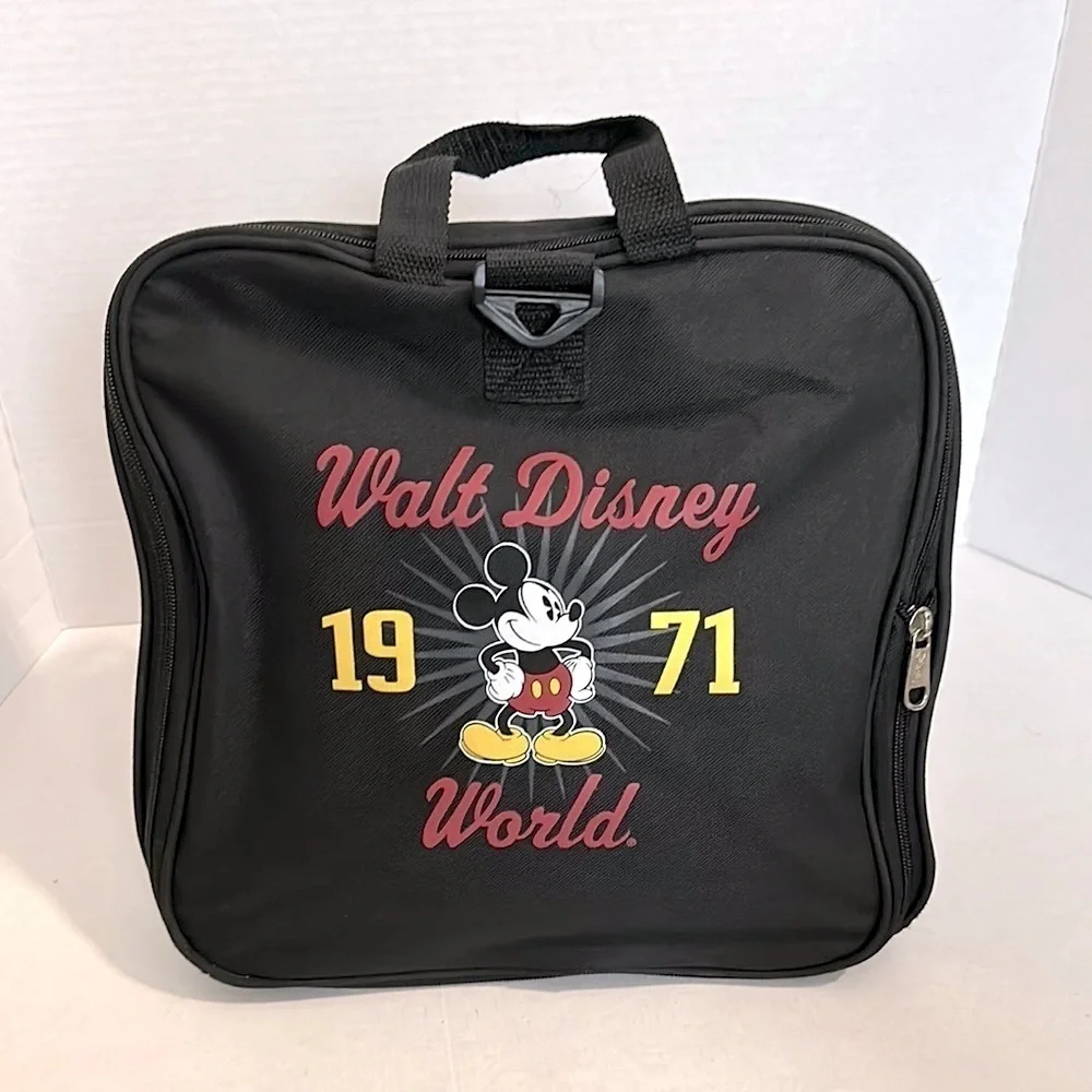 Disney Parks Walt Disney Packable Black Duffel Bag
